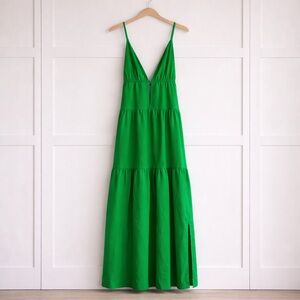 Maternity Green Sleeveless Dress